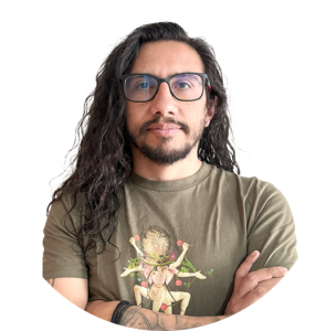 Foto de integrante de la linea memoria y creacion